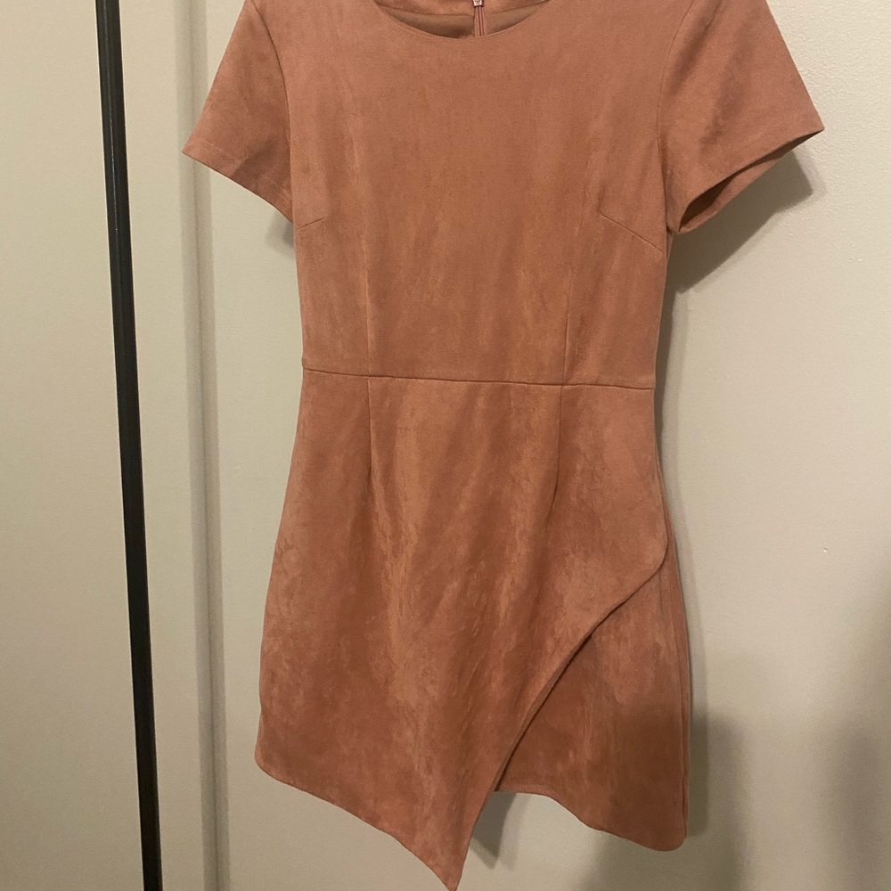 Suede dress
